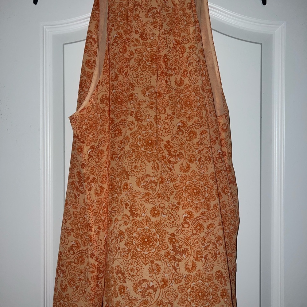 Versona Orange Paisley Top